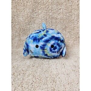 Squishmallows Kellytoy Plush Stackables Luther the Tie Dye Shark 8" 8 Inch